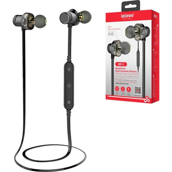 Ακουστικά Bluetooth wireless Ipipoo dp-1 - Μαύρο Ακουστικά Bluetooth wireless Ipipoo dp-1 - Μαύρο