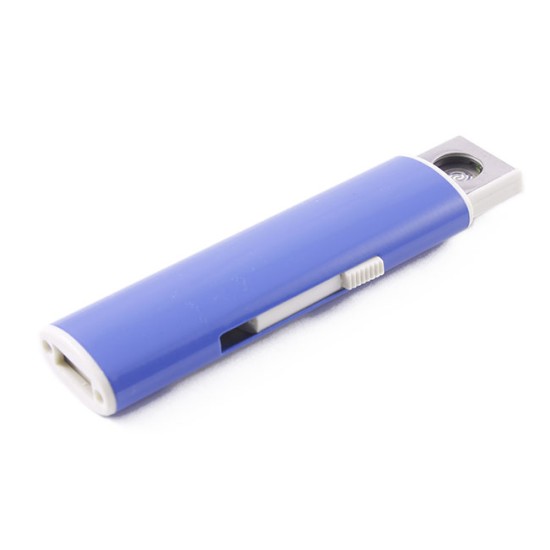 Αναπτήρας Επαναφορτιζόμενος Usb - Blue