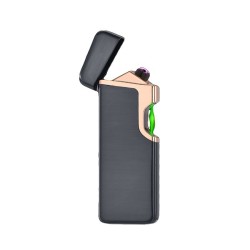 Φορητός Ηλεκτρικός αναπτήρας USB Αντιανεμικός Διπλό τόξο Μέταλλο χωρίς φλόγα με Σχέδιο Πολύχρωμος