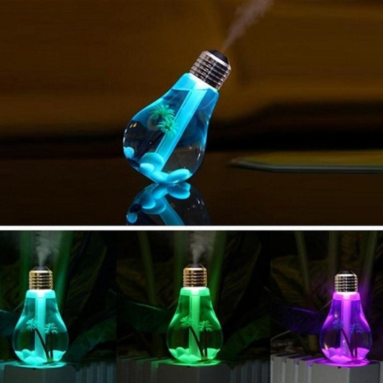Διακοσμητικός λαμπτήρας υγραντήρας 400ml με LED φωτισμό GL-53166