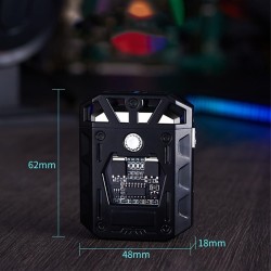 Αναπτήρας PLASMA Mecha Dual Arc R293014 με Φλόγα Τύπου Plasma Μαύρο