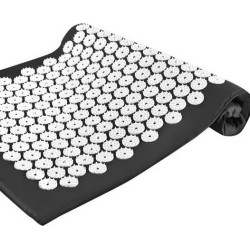 Μαξιλάρι & χαλάκι μασάζ Acupressure Mat 2 σε 1 Μαύρο