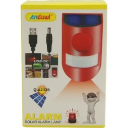 ΣΥΝΑΓΕΡΜΟΣ ΜΕ ΗΛΙΑΚΟ ΠΑΝΕΛ SOLAR ANDOWL AN-Q-A233B