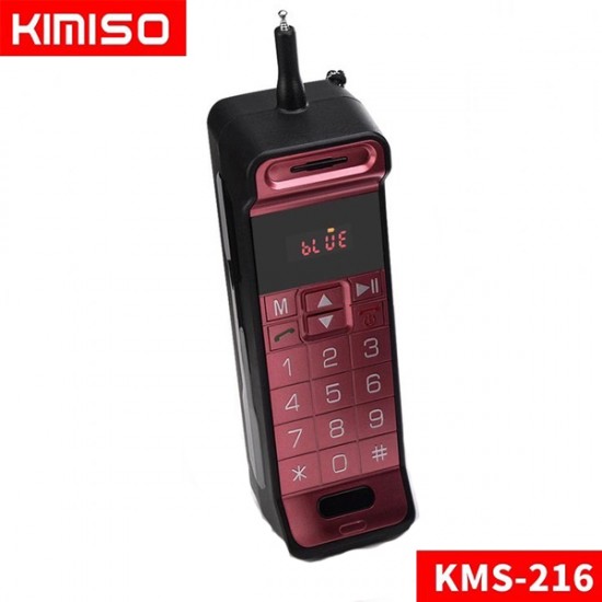 Ασύρματο Φορητό KIMISO KMS-216 Wireless Speaker 5W Support USB / TF / FM Black