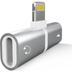 Αντάπτορας iPhone για ακουστικά και φορτιστή Lightning Splitter Adapter 2 in 1 For iPhone