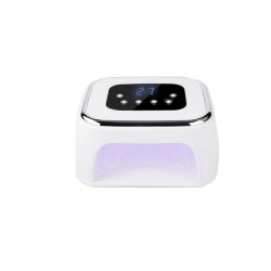 ΕΠΑΓΓΕΛΜΑΤΙΚΟ ΦΟΥΡΝΑΚΙ ΝΥΧΙΩΝ DUAL UV ΜΕ ΗΧΕΙΟ BLUETOOTH - ΛΕΥΚΟ