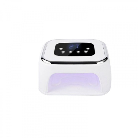 ΕΠΑΓΓΕΛΜΑΤΙΚΟ ΦΟΥΡΝΑΚΙ ΝΥΧΙΩΝ DUAL UV ΜΕ ΗΧΕΙΟ BLUETOOTH - ΛΕΥΚΟ