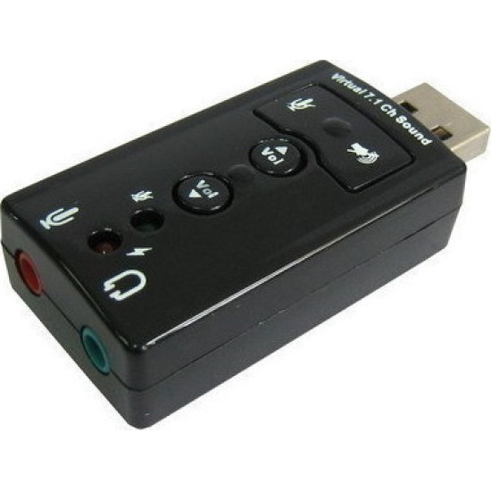 Μετατροπέας USB 2.0 σε Κάρτα ήχου (Audio) C170 AUDIO