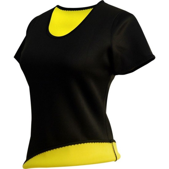 Hot Shapers Γυναικεία Μπλούζα Εφίδρωσης & Αδυνατίσματος Για Σύσφιξη