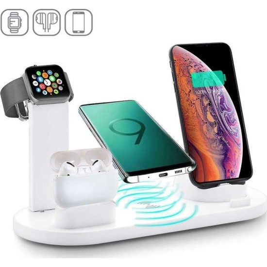 Wireless Charging Pad (Qi) Λευκό (Q-L023)