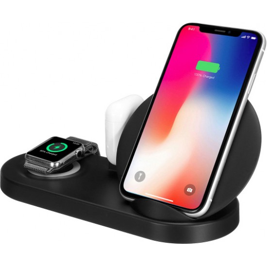 Ασύρματη βάση φόρτισης 5 σε 1 – W7 Charging station for Apple iPhone, iPad, iWatch, Earpods & USB Ασύρματη βάση φόρτισης 5 σε 1 – W7 Charging station for Apple iPhone, iPad, iWatch, Earpods & USB