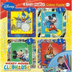 4 Baby Παζλ 4 Κομματιών Mickey Mouse LISCIANI 4068