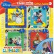 4 Baby Παζλ 4 Κομματιών Mickey Mouse LISCIANI 4068 4 Baby Παζλ 4 Κομματιών Mickey Mouse LISCIANI 4068
