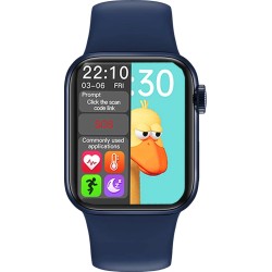 Smartwatch Μαύρο 40mm HW12 OEM Μπλε