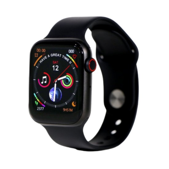 HW22 Series 6 Smart Watch Full Screen, 44MM, Men / Women, Split Screen, Bluetooth HD Call, Play Music, Sport Wrist Included Sensors (black)