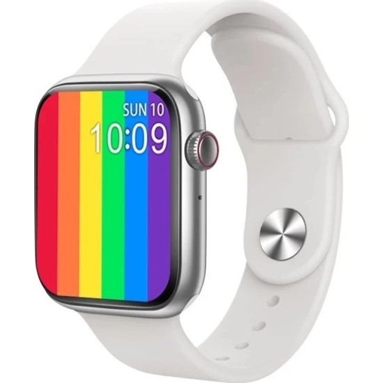 Smartwatch T55+ 44mm (Λευκό) oem