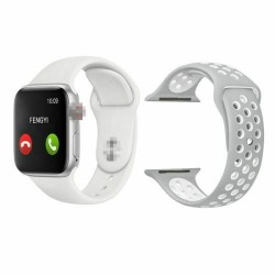 T55 Smartwatch με Παλμογράφο (Λευκό) oem