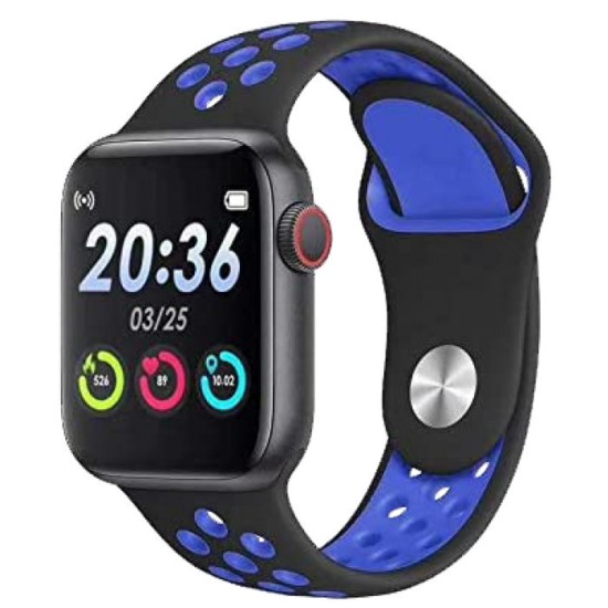 T55 Smartwatch με Παλμογράφο ((Black/Blue)) oem
