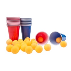 Beer Pong Party Game Classic Drinking Game Ενηλίκων 18τμχ Cups Balls 
