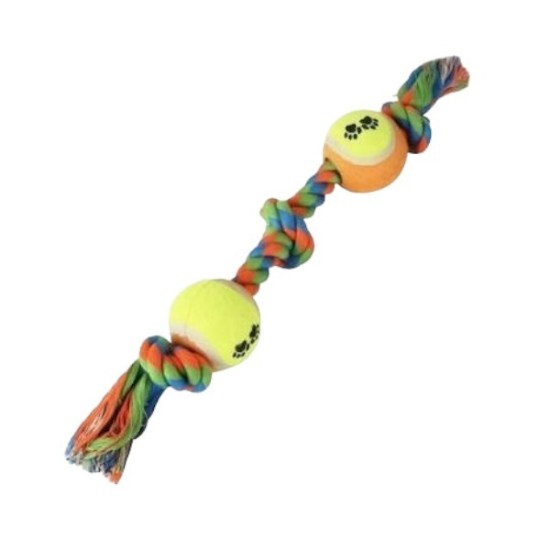 Εκπαιδευτικό Παιχνίδι Σκύλου Σχοινί-Μπαλακια