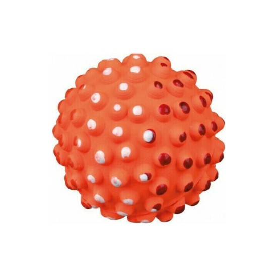 Nunbell Μπαλάκι Παιχνίδι Σκύλου με Ήχο 7cm Πορτοκαλί