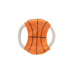Nunbell Παιχνίδι Κατοικίδιου απο Σχοινί με Σχέδιο Μπάλας 18,5cm Rugby