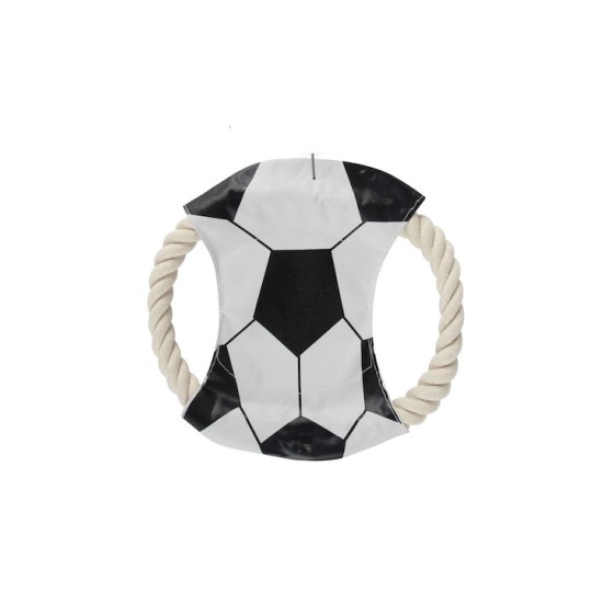 Nunbell Παιχνίδι Κατοικίδιου απο Σχοινί με Σχέδιο Μπάλας 18,5cm Ποδόσφαιρο