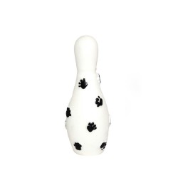 Nunbell Παιχνίδι Σκύλου σε Σχήμα Κορίνας Bowling 16x7cm Άσπρο