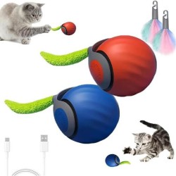 Διαδραστική Mπάλα για Gάτες - Intelligent Cat Teasing Ball - 