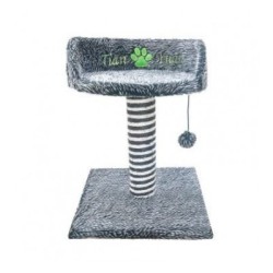 Ονυχοδρόμιο Γάτας Με Παιχνίδι Ποντίκι Και Κρεβατάκι 40x30x30cm