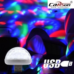 Φώτα LED για εσωτερικό αυτοκινήτου USB RGB C1437 CARSUN