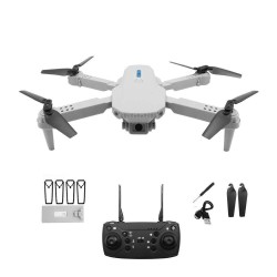Drone με WiFi 2.4 GHz Εμβέλειας 120 Μέτρα με 2 Κάμερες 1080p και Χειριστήριο Συμβατό με Smartphone A15 Pro Γκρι