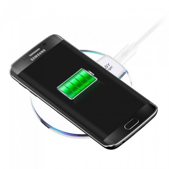Fantasy QI Wireless Ασύρματη Βάση Φόρτισης για Samsung (CE/RoHS Certification) - Λευκό Fantasy QI Wireless Ασύρματη Βάση Φόρτισης για Samsung (CE/RoHS Certification) - Λευκό