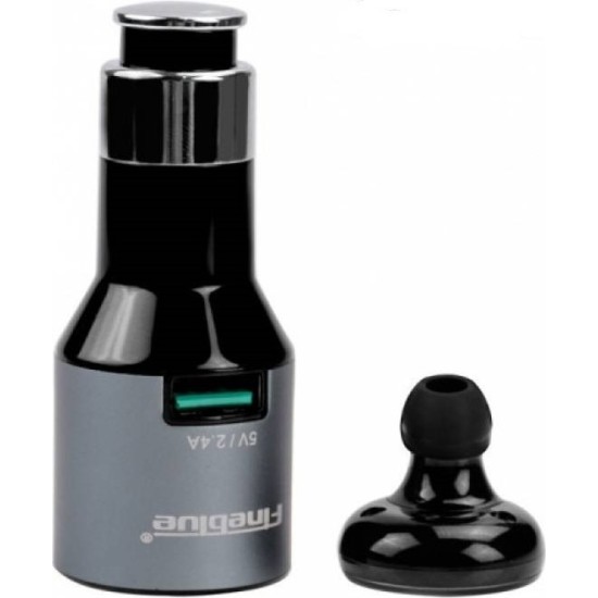 Fineblue Φορτιστής αυτοκινήτου με bluetooth ακουστικό F458