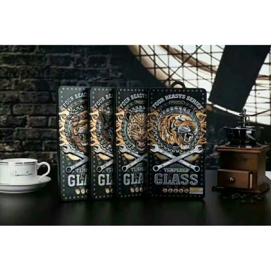 REMAX Four Beast Series Tempered Glass for iPhone X - Black