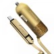 Remax FINCHY RC-C103 Φορτιστής Αυτοκινήτου με Καλώδιο Lightning και Micro Usb 5v 3.4A Ασημί Remax FINCHY RC-C103 Φορτιστής Αυτοκινήτου με Καλώδιο Lightning και Micro Usb 5v 3.4A Ασημί