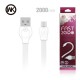 Καλώδιο γρήγορης φόρτισης WK Micro / Lightning 3000 χιλιοστά WK WDC-023 Καλώδιο γρήγορης φόρτισης WK Micro / Lightning 3000 χιλιοστά WK WDC-023