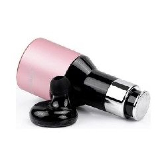 Fineblue Φορτιστής αυτοκινήτου με bluetooth ακουστικό F458 ROSE GOLD