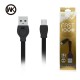 Καλώδιο γρήγορης φόρτισης WK Micro / Lightning 3000 χιλιοστά WK WDC-023 Καλώδιο γρήγορης φόρτισης WK Micro / Lightning 3000 χιλιοστά WK WDC-023