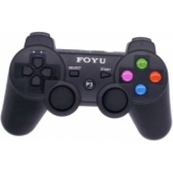Foyu Dualshock Ασύρματο Gamepad για PS3 Μαύρο
