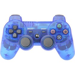 Doubleshock Ασύρματο Gamepad για PS3 Transparent Blue