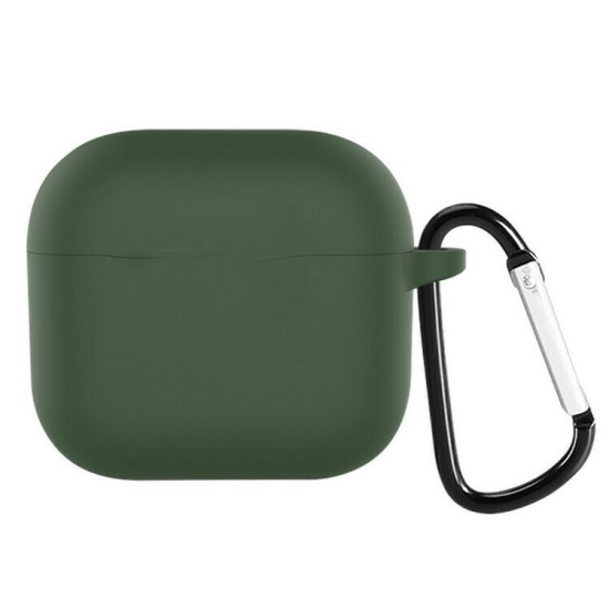 Θήκη Σιλικόνης για Apple Airpods 3 Protection Silicone Case Dark Green ΟΕΜ