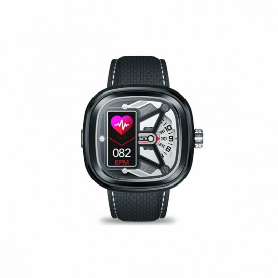 Zeblaze Hybrid 2 45mm Smartwatch με Παλμογράφο (Μαύρο)