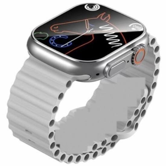 Awei H16 NFC Smartwatch με Παλμογράφο (Ασημί)