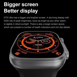 X8 Ultra Smartwatch με Παλμογράφο (Μαύρο)