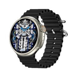 Z78 Ultra 49mm Smartwatch με Παλμογράφο (Μαύρο)