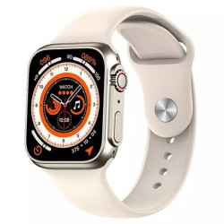Z55 Ultra 45mm Smartwatch με Παλμογράφο (Μπεζ)