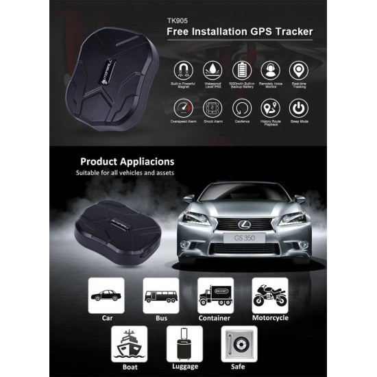 Φορητή Συσκευή Gps Tracker με Μπαταρία 10.000 mAh ΤΚ915 Φορητή Συσκευή Gps Tracker με Μπαταρία 10.000 mAh ΤΚ915
