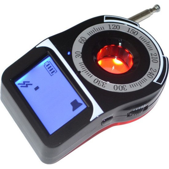 Ανιχνευτής συσκευών παρακολούθησης πλήρους ζώνης με οθόνη Led, Εύρος συχνότητας ανίχνευσης: 1MHz-6500MHz