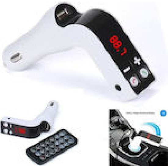 S18 Πομπός Αυτοκινήτου Για Μετάδοση Μουσικής Με κάρτα microSD Bluetooth Και Φορτιστής